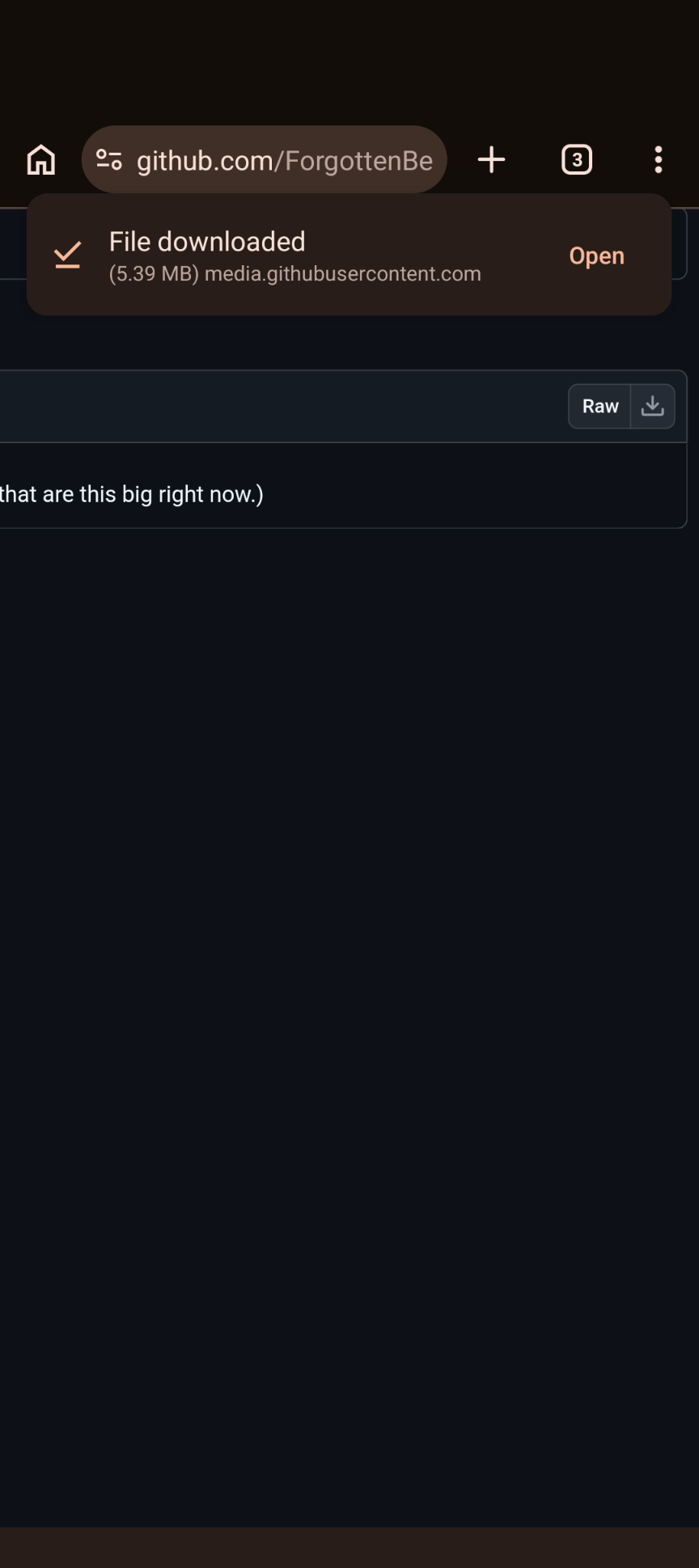 APK download in progress